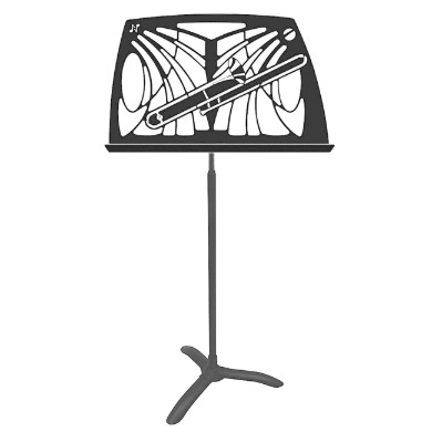 MANHASSET N1220 만하셋 (Noteworthy Trombone Design Music Stand)