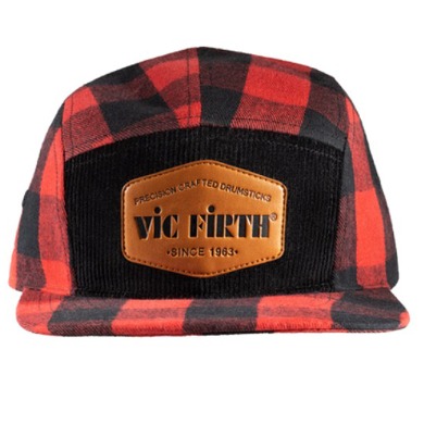 VIC FIRTH VAHC0012-LE (LIMITED EDITION FLANNEL 5 PANEL CAMP HAT)