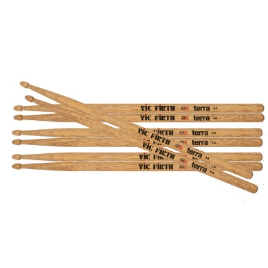 VIC FIRTH 5AT TERRA SERIES 4PR VALUE PACK (AMERICAN CLASSIC)